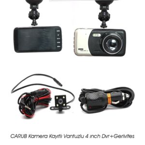 001 58 04 - CARUB Kamera Kayıtlı Vantuzlu 4 inch Dvr+Gerivites