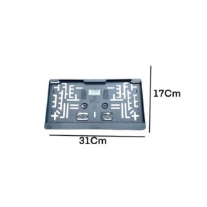 1 Adet Plastik Yazısız Plaka Altlığı Geçme Kare  Plakalık 31CmX13Cm Standart Kare Tip