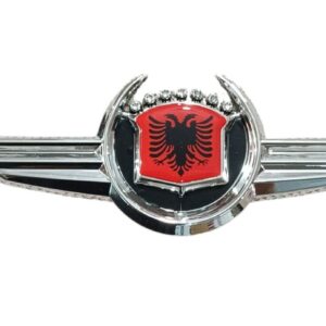 ÇELENK ARMA PLASTİK KROM ARNAVUT LOGOLU SİYAH ÇERÇEVE