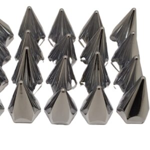 17 MM BİJON KAPAK SİVRİ KROM PLASTİK