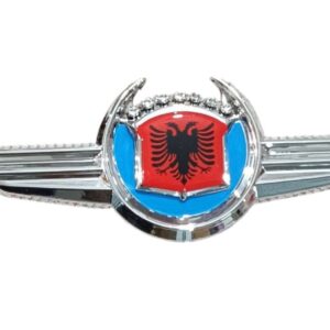 ÇELENK ARMA PLASTİK KROM ARNAVUT BAYRAĞI  LOGOLU MAVİ ÇERÇEVE