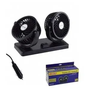 CARUB Vantilatör 12V Torpido üstü İki Fan Ayarlı
