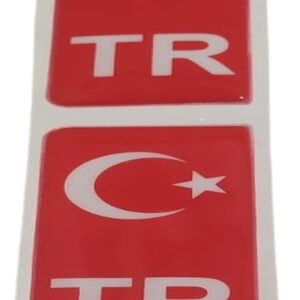PLAKA TR ARMA DAMLA BAYRAK 1 TAKIM 2 ADET