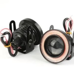 SİS LAMBASI MERCEK ANGEL 12V COB METAL 89MM KIRMIZI
